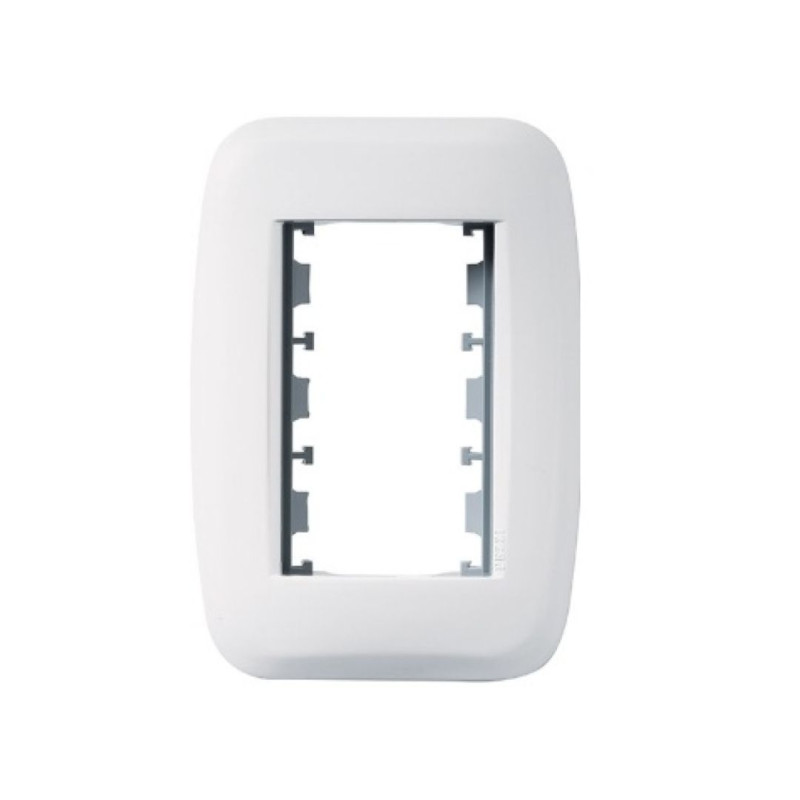 Placa + Bastidor 2X4 Classica Branco Pezzi