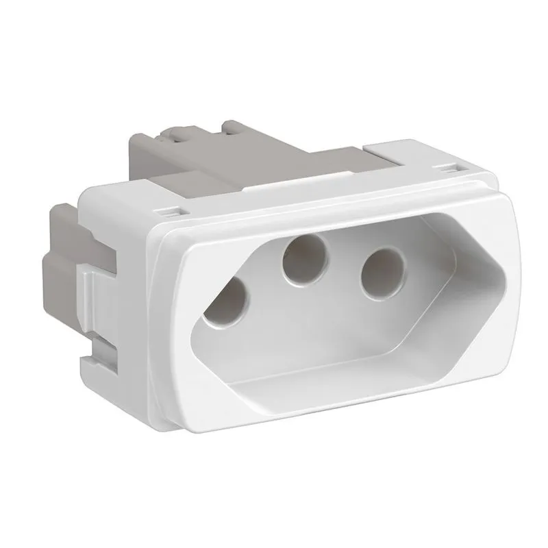 Modulo Tomada  2P+T 20A 250V~ Branco Pezzi