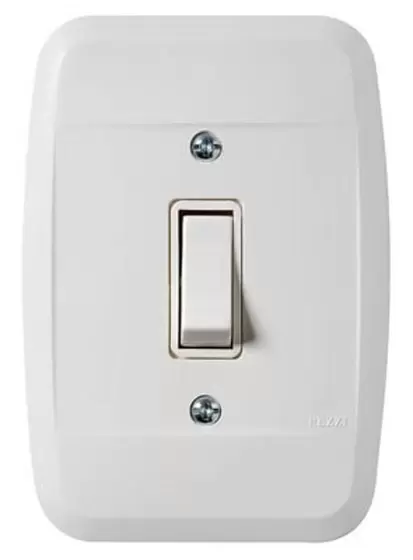 Interruptor Simples 10A 250V~ C/Placa Branco Pezzi