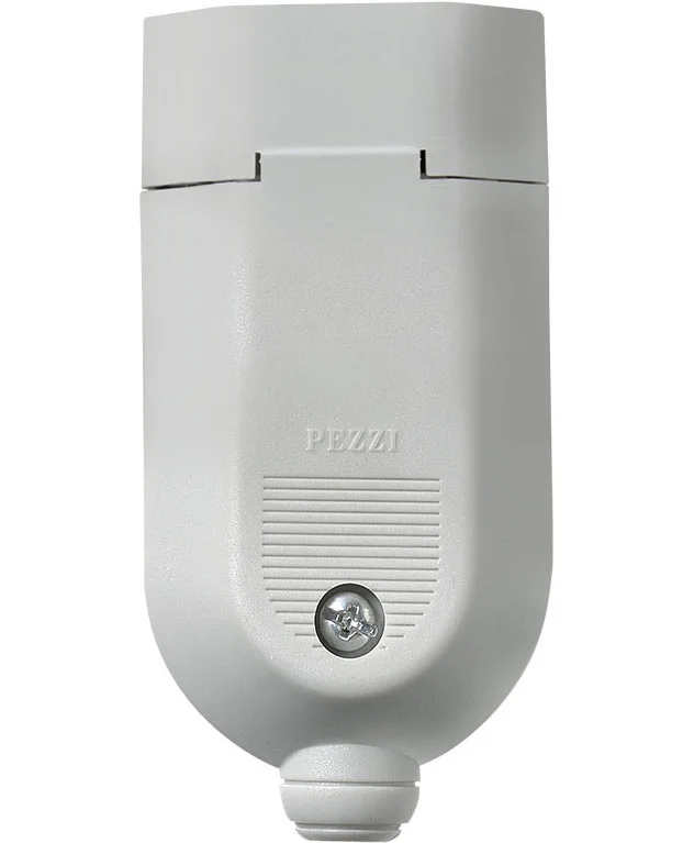 Plugue Femea Modello (2P+T) 10A 250V~ Cinza Pezzi