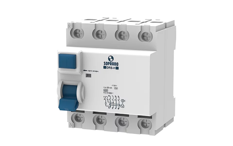 Interruptor DR 40 Amperes 4 Polos - drs4 l-040a Soprano