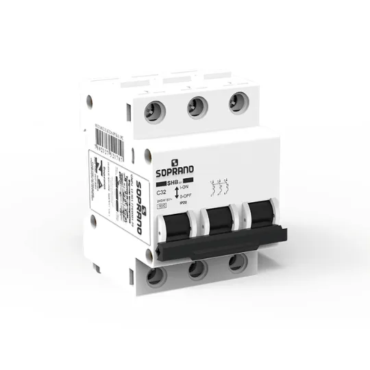 Disjuntor 50 Amperes shb3 gii-c050a Tripolar Soprano