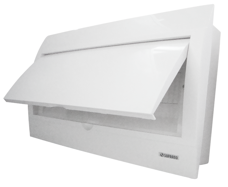 Quadro Distribuição Sobrepor 18 iec-pb Soprano
