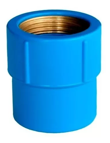 Luva azul bucha latao 25x3/4" Pietrobon