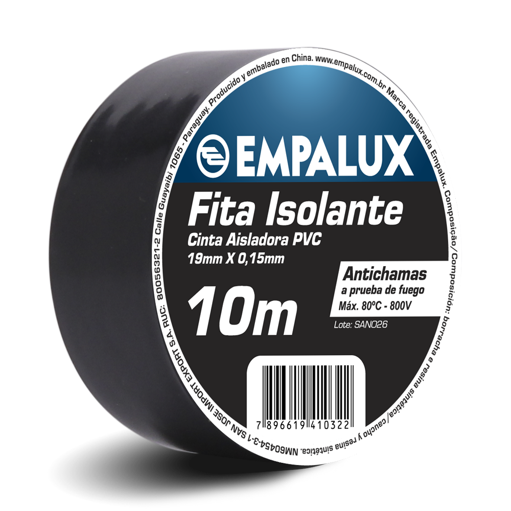 Fita isolante Empalux 10m