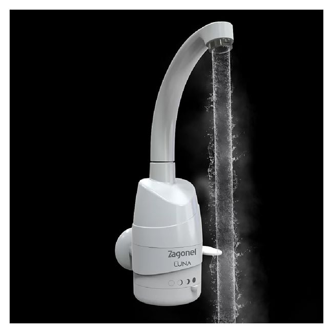 Torneira Luna 4 Temperatura 5500W 220V Branco Zagonel