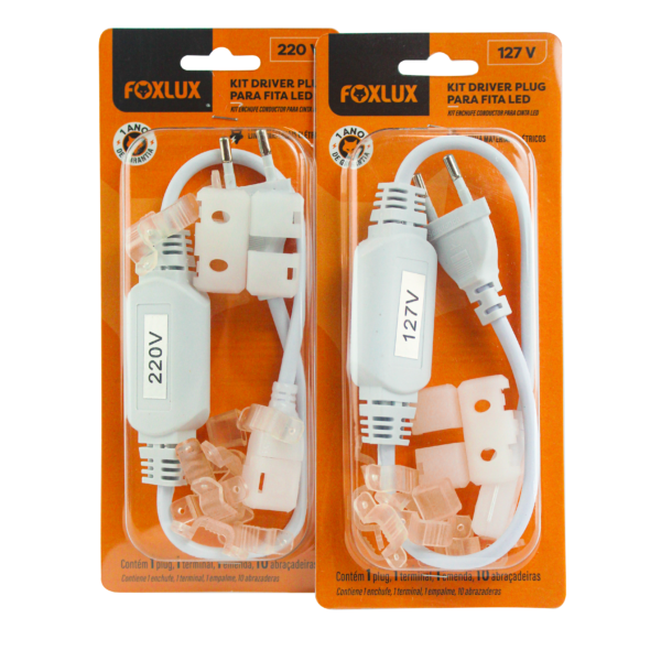 Kit Driver Plug Para Fita LED 220v