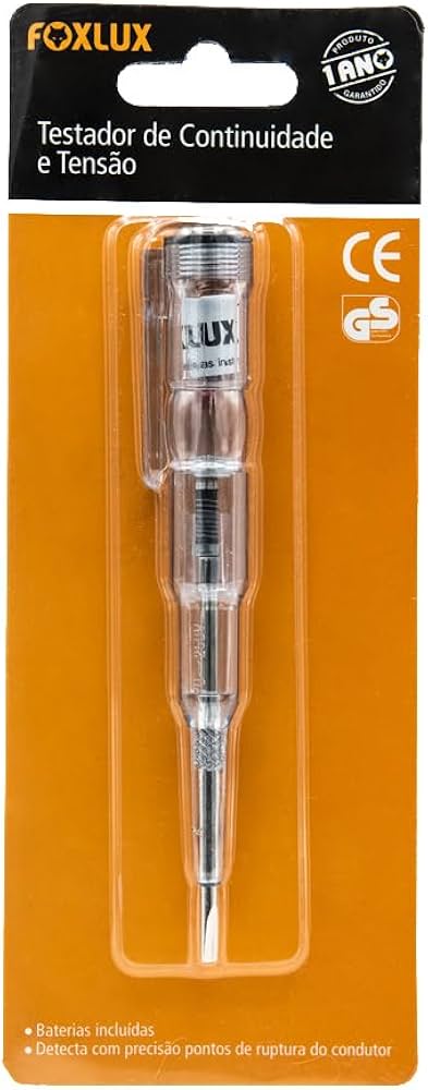 Testador de Continuidade e Tensão Foxlux