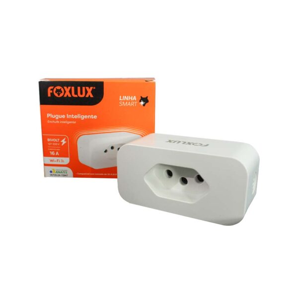 Plugue Tomada Inteligente 16A Bivolt Foxlux