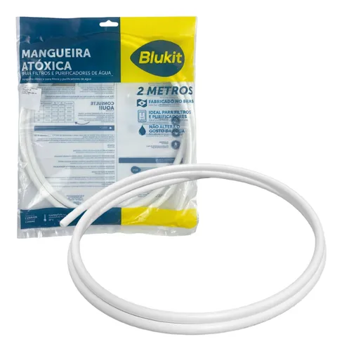Mangueira Atoxica P/filtro - 1/4" (Ext.6,6 X Int.4,2 Mm) - Branca - 2 Metros Censi