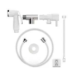 [7570-03001] Kit Ducha Higienica Pop Branca Com "T" Para Ponto Adicional Censi