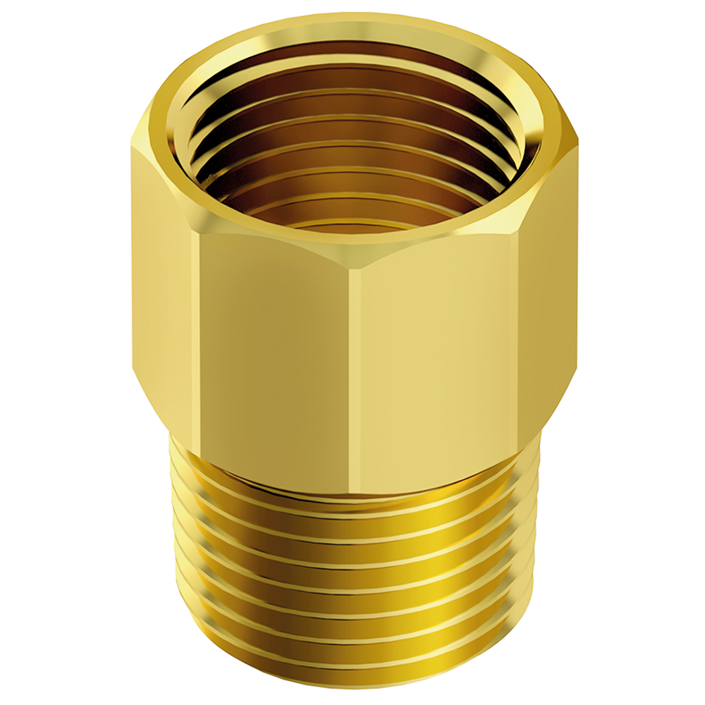 Aumento De Latao Decapado - Rosca 1/2" X 15 Mm Censi
