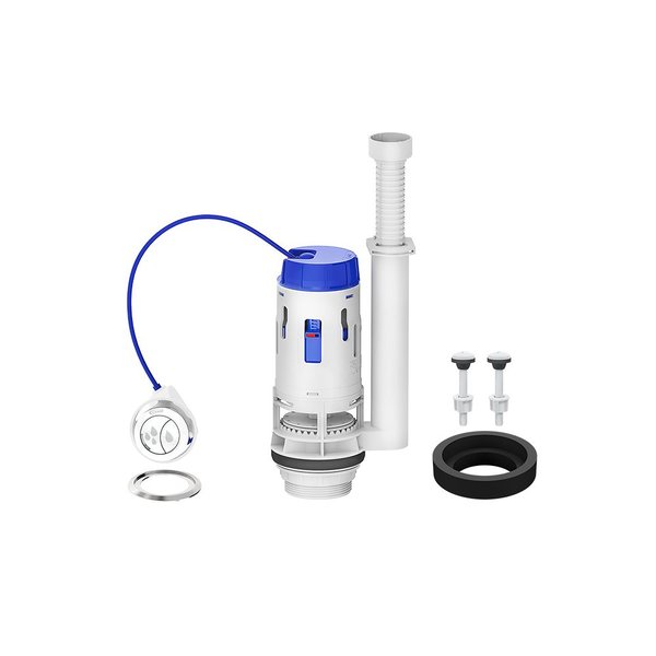 Mecanismo De Saida Dual Flush 3 Em 1 Para Caixa Acoplada Censi