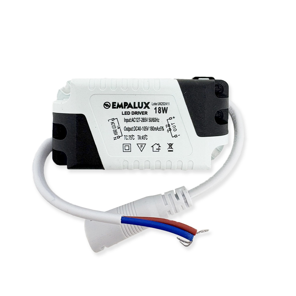 Driver Painel Led Bivolt 12W Empalux