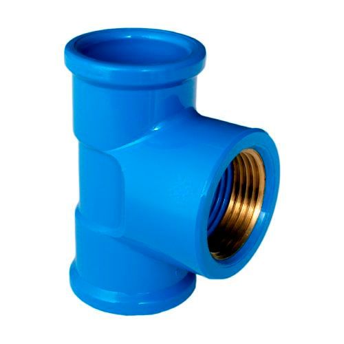 Tee Soldável C/ Bucha de Latão Central Lr 20 mm X 1/2" - Plastilit