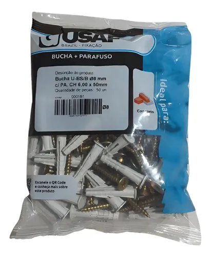 Bucha 12 mm U-BS c/PA. SX 5/16 X 75 mm  