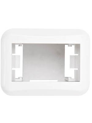 Caixa de Sobrepor p/ 1 Modulo c/Placa Branco