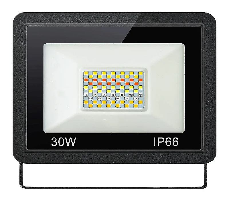 Refletor Smart Led 30W rgb Autovolt 2400 Lumens c/ Função de Memória