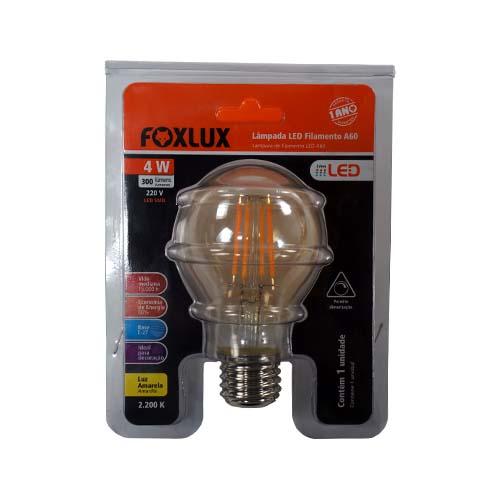 Lâmpada Filamento Dmz (A60 Bulbo) 4W 220V FoxLux