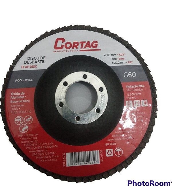 Lixa Flap Disco 4,5 Reto Gr 060 Famastil