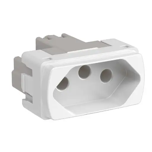 Modulo Tomada  2P+T 20A 250V~ Branco Pezzi