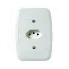 Tomada  2P+T 20A 250V~ C/Placa Branco Pezzi