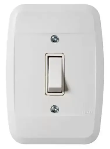 [41110] Interruptor Simples 10A 250V~ C/Placa Branco Pezzi