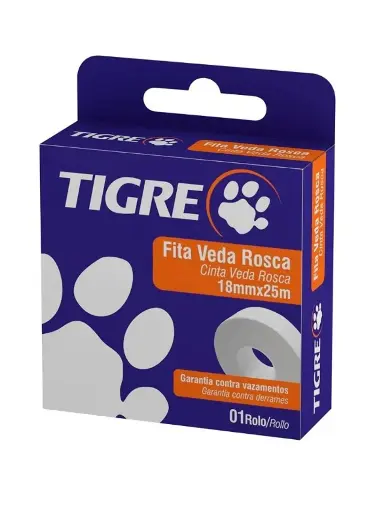 Fita Veda Rosca 18mmx25m Tigre