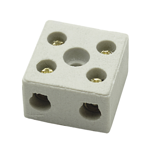 Conector Bipolar 16mm 50A 600v 2 polos Porcelana Empalux