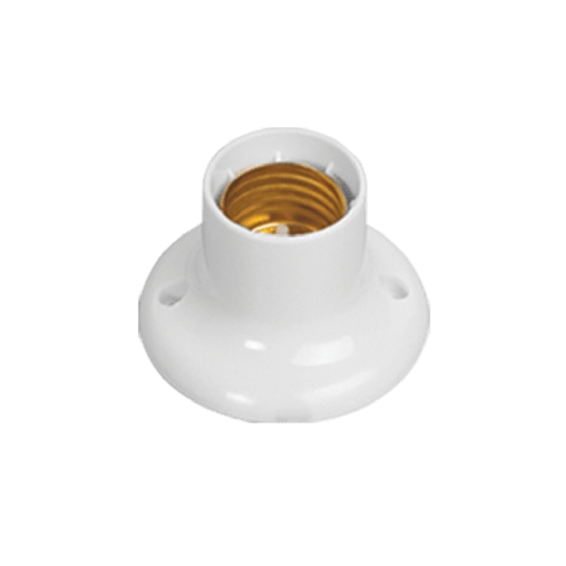 Soquete Fixo 150w 250v~ Branco Ilumi