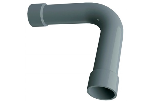 Curva cinza 90° 3/4