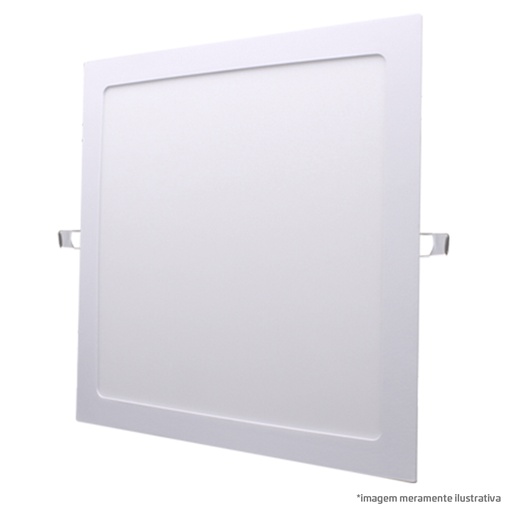 Painel Led 36w Quadrado Embutir 400X400mm - 6000K Empalux