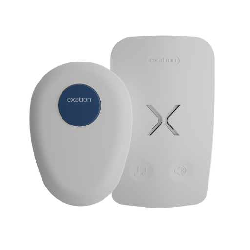 Campainha eletr. s/ fio, bivolt, 1 controle bateria exatron