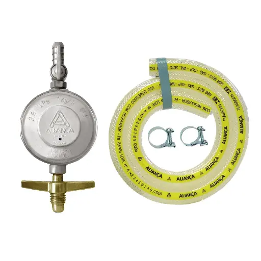 Regulador gas 504 mangueira 120cm Alianca