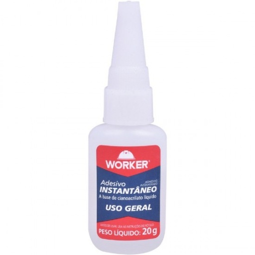 Adesivo instantaneo ultrarrapido 20g Worker
