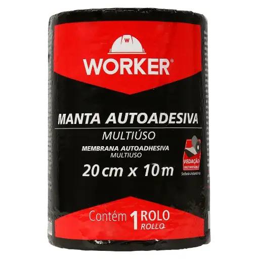 Manta autoadesiva alum flexiv 20cmx10m Worker