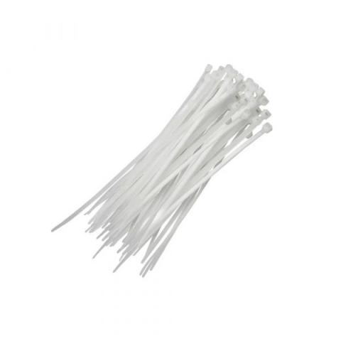 Abracadeiras Nylon 200x2,5 Branca C/100