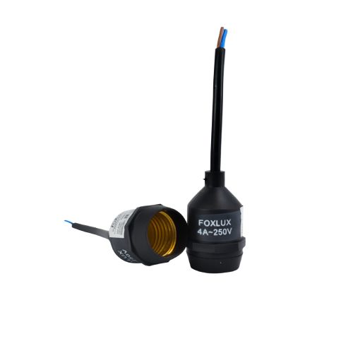 Bocal E-27 Rabicho Borracha Isolado