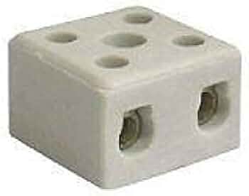 Conector de Porcelana Bipolar 16mm Foxlux 50A