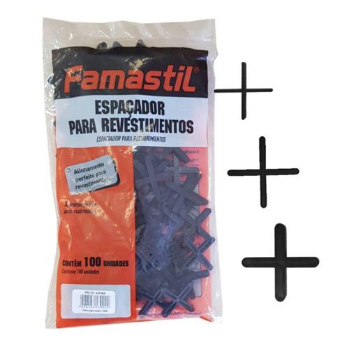 Espacador Cruzeta 1,0mm Famastil C/100