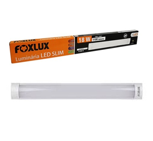Luminaria LED Slim 18W 6500k Bivolt