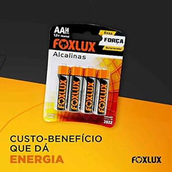 Pilha Alcalina Peq. AA Blister C/4 FX