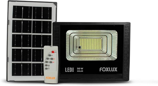 Refletor LED 50W 6500k Preto Solar FX