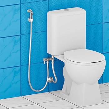 [7575-03001] Kit Ducha Higienica Luxo Cromada Com "T" Para Ponto Adicional Censi