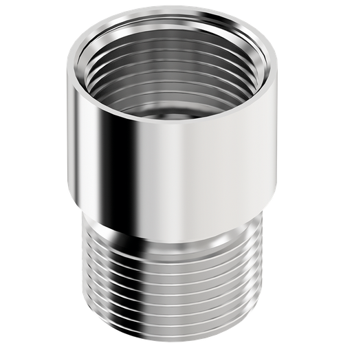 [85033-03001] Extensao De Latao Cromado - Rosca Macho X Femea 3/4" X 20 Mm Censi