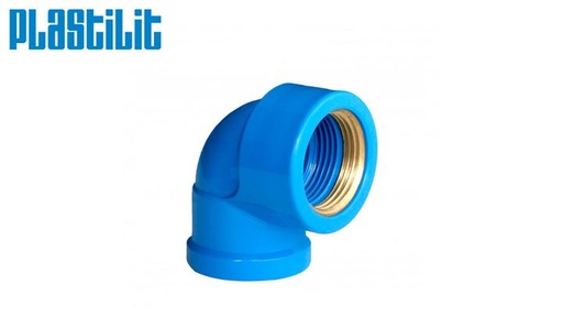 [20104003] Joelho 90º Soldavel C/ Bucha De Latao Lr De 25Mm X 3/4" - Plastilit