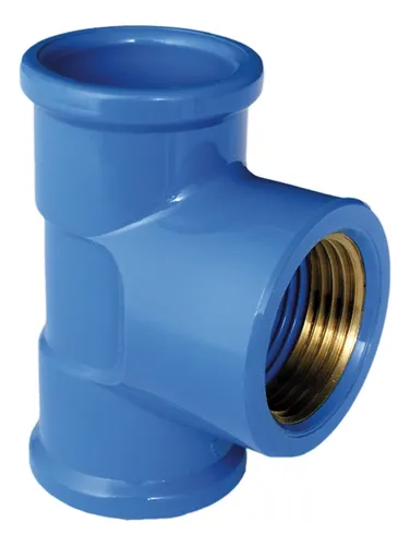 [20104008] Te Soldavel C/ Bucha De Latao Central Lr De 25Mm X 1/2" - Plastilit
