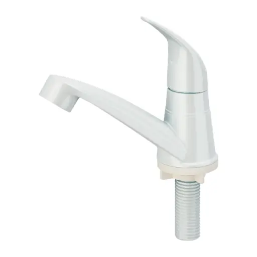 [21101015] Torneira Ms Lavatorio Branca Arej 1/4Volta - Star Ms - Mesa - Plastilit