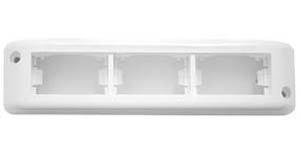 Bastidor Externo p/ 3 Modulos Branco